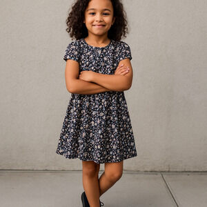 PICAPINO Dress Spring Flowers Fit and Flare Size 4